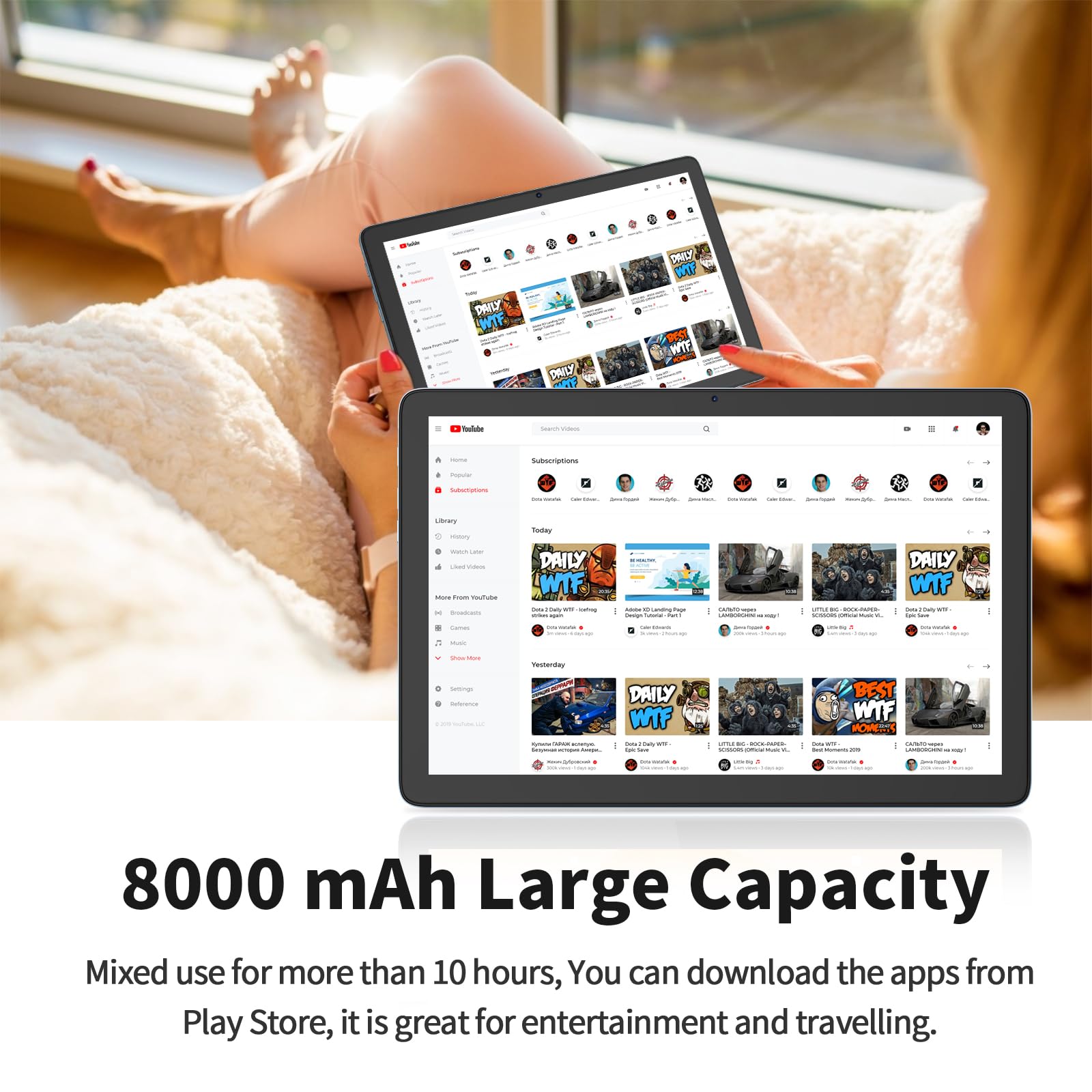 Amazon.com : PRITOM 10'' Phone Tablet Unlocked 4G, WiFi, Octa-Core